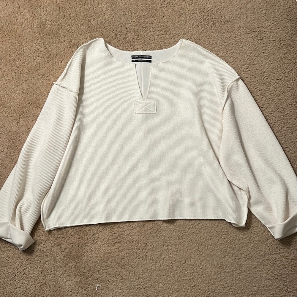 Cream sweater